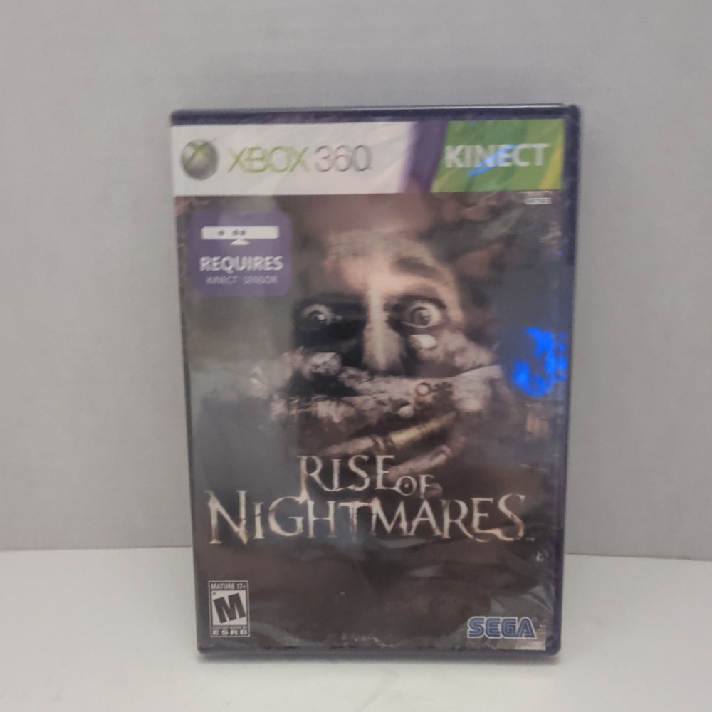 Rise of Nightmares Sega Xbox 360 Kinect Game New Factory Sealed Horror M Rated